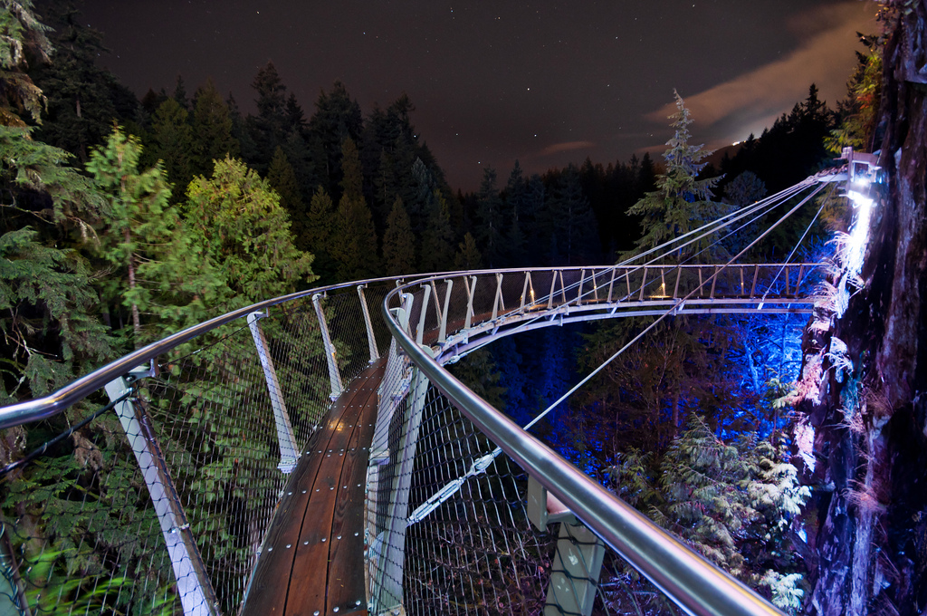 Capilano Suspension Bridge.