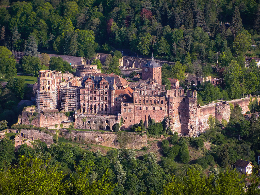 L%C3%A2u %C4%91%C3%A0i Heidelberg Schloss