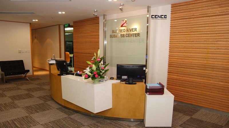 Quầy lễ tân Tòa nhà Sun Red River Quầy lễ tân Tòa nhà Sun Red River