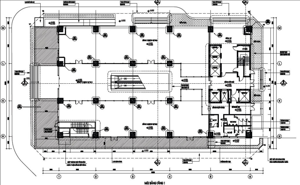 Mặt bằng tầng 1 trang-an-complex-tang-1