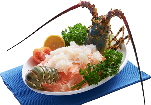 sashimi lobster